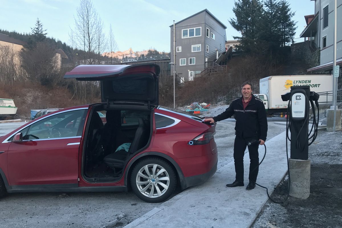 Tesla at Cordova Center New Lower Lot EV Charging Station